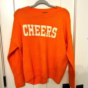 CHEERS ORANGE SWEATER